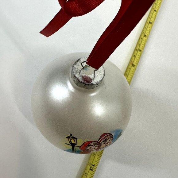 1984 Collector's Edition Campbell's Soup Kids Glass Caroler Christmas Tree Ball - Picture 6 of 6